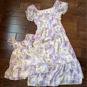 Mommy and me matching dresses